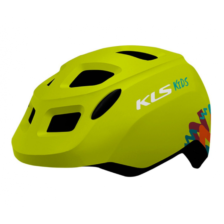 Detská cyklistická prilba Kellys Zigzag 45-49cm Zelená